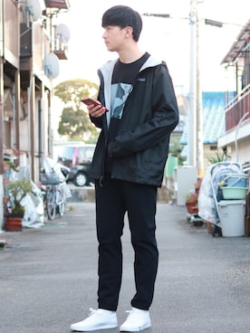 えがさん（メンズ・183cm）の冬コーディネート