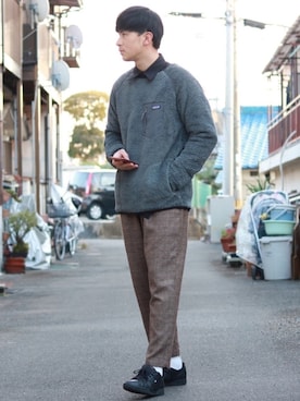 えがさん（メンズ・183cm）の冬コーディネート