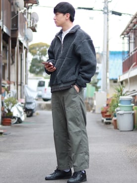 えがさん（メンズ・183cm）の冬コーディネート