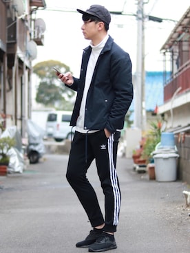 えがさん（メンズ・183cm）の冬コーディネート