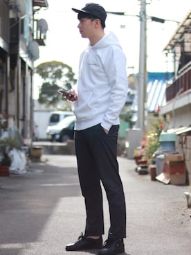 えがさん（メンズ・183cm）の冬コーディネート