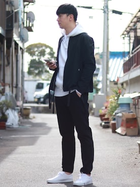 えがさん（メンズ・183cm）の冬コーディネート