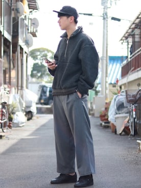 えがさん（メンズ・182cm）の冬コーディネート