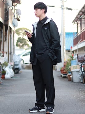 えがさん（メンズ・182cm）の冬コーディネート