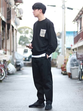 えがさん（メンズ・182cm）の冬コーディネート