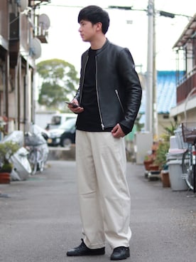 えがさん(メンズ・182cm)の春コーディネート