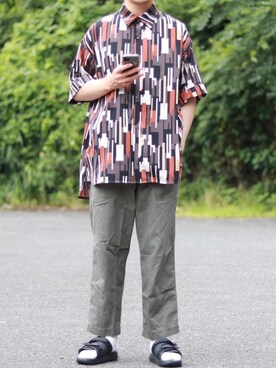 えがさん（メンズ・182cm）の夏コーディネート