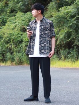 えがさん（メンズ・182cm）の夏コーディネート