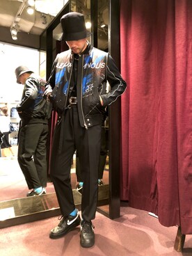 「DIESEL（ディーゼル）のアイテム（MA-1）」を使った、MaSaさん（メンズ・178cm）の夏コーディネート