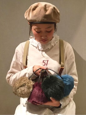 「イヤマフ」｜chanyuiさん（レディース・155cm）の秋コーディネート
