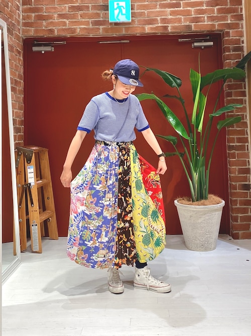 【3点セット】SUN SURF × BEAMS BOY クレイジーロングスカート BEAMS BOY(ビームスボーイ)の「SUN SURF × BEAMS BOY