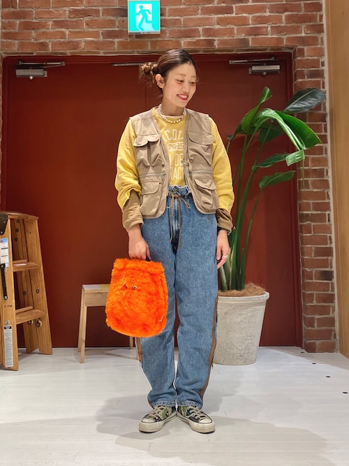 chanyui|BEAMS BOYのベストを使ったコーディネート - WEAR