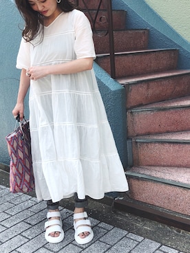 maopuさん（レディース・157cm）の夏コーディネート