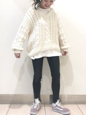 maopuさん（レディース・157cm）の冬コーディネート