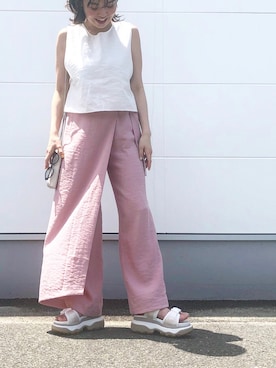 maopuさん（レディース・157cm）の夏コーディネート