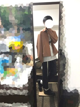 「CLANE（クラネ）のアイテム（その他アウター）」を使った、たらさん（メンズ・175cm）の冬コーディネート