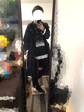 「モードストリート」｜「アイテム（モッズコート）」を使った、たらさん（メンズ・175cm）の春コーディネート