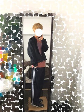 「SHAREEF（シャリーフ）のアイテム（ブルゾン）」を使った、たらさん（メンズ・176cm）の春コーディネート