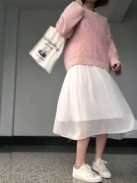 「RENBEN（レンベン）のアイテム」を使った、micooさん（レディース・161cm）の秋コーディネート