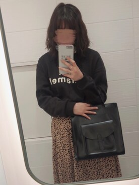 「ストリート服が好き」｜「アイテム（財布/小物）」を使った、ayanoさん（レディース・168cm）の秋コーディネート