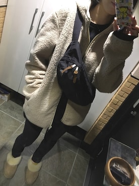 「SHEPHERD（シェパード）のアイテム」を使った、YURIさん（レディース・163cm）の冬コーディネート