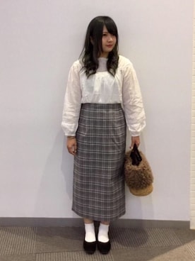 「coenスタッフスタイリング」｜「アイテム（パンプス）」を使った、coen  ヨシダさん（レディース・153cm）の夏コーディネート