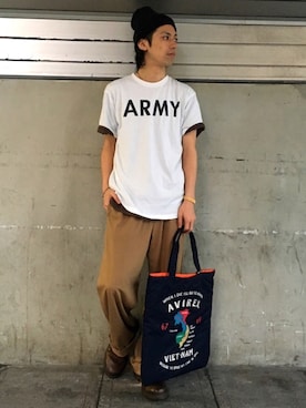 クマガイさん（メンズ・172cm）の夏コーディネート