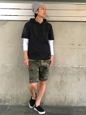 クマガイさん（メンズ・172cm）の夏コーディネート