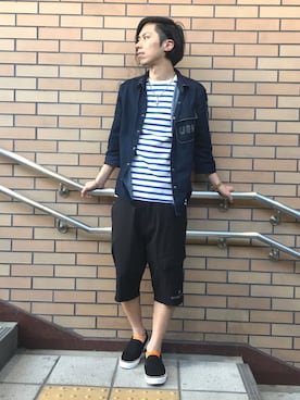 クマガイさん（メンズ・172cm）の夏コーディネート