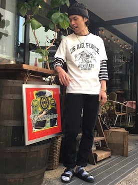 クマガイさん(メンズ・172cm)の夏コーディネート