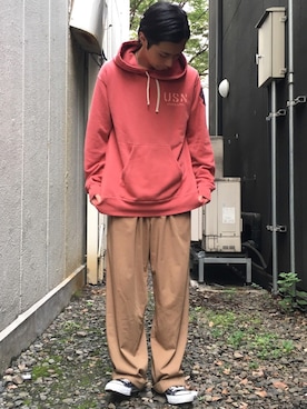 「コンバース ハイカット」｜クマガイさん（メンズ・172cm）の夏コーディネート
