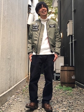 クマガイさん（メンズ・172cm）の秋コーディネート