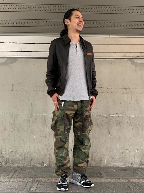 Avirex 仙台クマガイさんのカーゴパンツを使ったコーディネート Zozotown