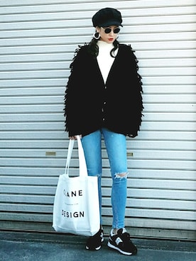 sashaさん（レディース・157cm）の冬コーディネート