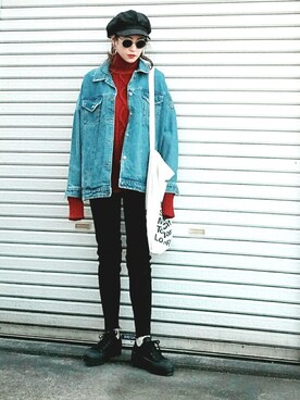 sashaさん（レディース・157cm）の冬コーディネート