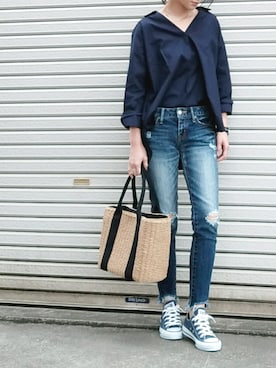 sashaさん（レディース・157cm）の春コーディネート