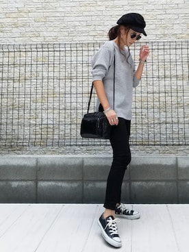 sashaさん（レディース・157cm）の秋コーディネート