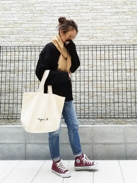 sashaさん（レディース・157cm）の秋コーディネート