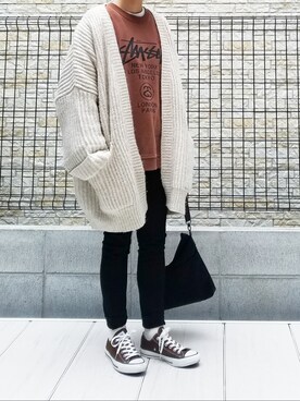 sashaさん（レディース・157cm）の冬コーディネート