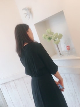 「NOMBRE IMPAIR（ノンブルアンペール）のアイテム（ワンピース/ドレス）」を使った、▼さん（レディース・155cm）の秋コーディネート