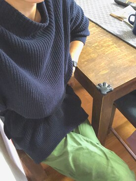 「ざつくり二ツト」｜ありんこさん（レディース・165cm）の秋コーディネート