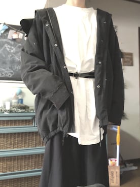 「発表会」｜「アイテム（ジャケット/アウター）」を使った、ありんこさん（レディース・165cm）の冬コーディネート