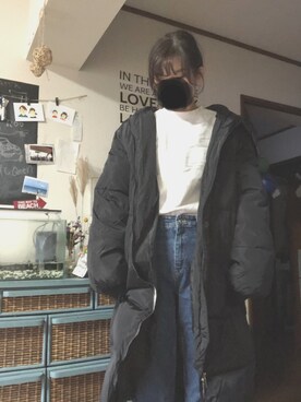 「NOWiSTYLE（ナウアイスタイル）のアイテム」を使った、ありんこさん（レディース・165cm）の冬コーディネート