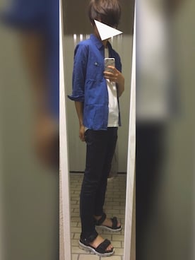 「some might say（サムマイトセイ）のアイテム」を使った、ともきさん（メンズ・171cm）の春コーディネート