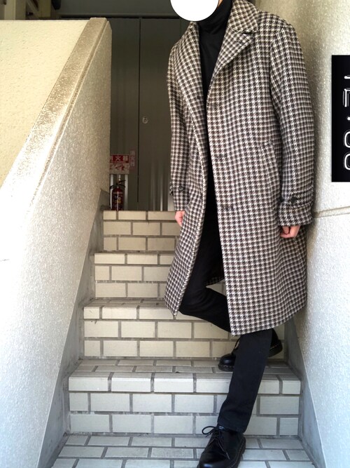 十一 ビル ヘルメット チェック コート Gu Maybe S Jp