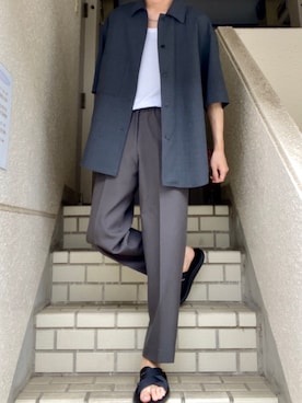 「リドム」｜「アイテム（アクセサリー）」を使った、ともきさん（メンズ・171cm）の夏コーディネート