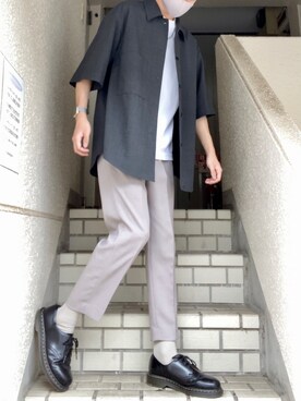 「UNIQLO（ユニクロ）の50色ソックス（消臭機能付き）（ソックス/靴下）」を使った、ともきさん（メンズ・171cm）の夏コーディネート