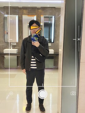 「JOURNAL STANDARD relume（ジャーナルスタンダード　レリューム）のアイテム（モッズコート）」を使った、APEX TRAXさん（メンズ・165cm）の秋コーディネート