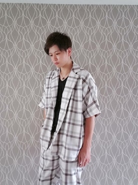 「アイテム（テーラードジャケット）」を使った、yukkunwearさん（メンズ・174cm・20代）の秋コーディネート