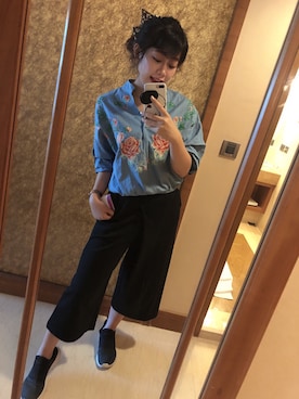 「CASIO」｜「アイテム（その他）」を使った、HENIさん（レディース・167cm）の夏コーディネート